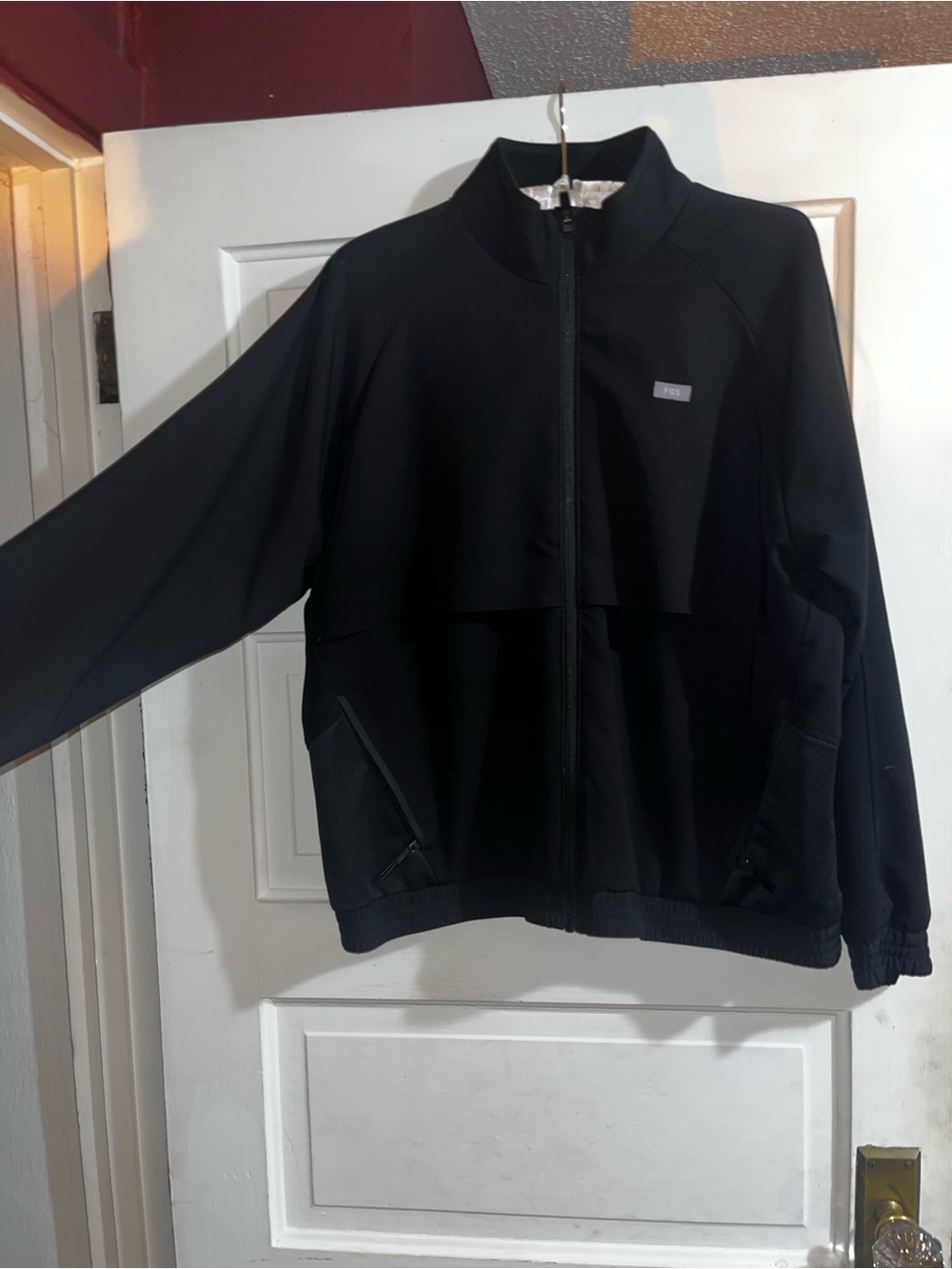 FIGS Scrubs - Black Zip-up Jacket
